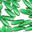  Чешские бусины Daggers Forest green (50140)
