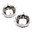 Round Stones Swarovski (Ювелирные кристаллы Сваровски) Оправы для кристаллов 4470 12мм цвет родий
