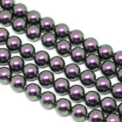 Round Pearl Swarovski (Круглый жемчуг Сваровски) 5810 Жемчуг Swarovski цвет Iridescent purple