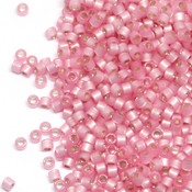 Японский Бисер MIYUKI Delica Silver lined Pink alabaster (DB625)