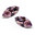 Round Stones Swarovski (Ювелирные кристаллы Сваровски) Navette Сваровски цвет Light Ametyst