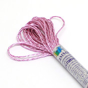 Нити, иглы, крючки Нитки для вышивания Мулине Гамма металлик розово-лиловый М-25