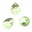  Подвески Сваровски капля Peridot