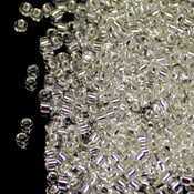 Японский Бисер TOHO Цилиндрический кристалл с серебряной серединкой (21)