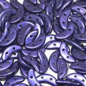  Чешские бусины Crescent Saturated Metallic Violet (77028CR)