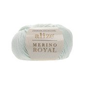 Пряжа ALIZE Merino Royal Пряжа для вязания Alize Merino Mint (522)