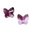  Бусины бабочки Swarovski Amethyst Blend