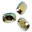 Round Stones Swarovski (Ювелирные кристаллы Сваровски) Cushion Fancy Stone Swarovski IRID.Green