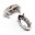 Round Stones Swarovski (Ювелирные кристаллы Сваровски) Касты (оправы) для Navette 4228 цвет родий