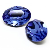 Round Stones Swarovski (Ювелирные кристаллы Сваровски) Овал Сваровски цвет Sapphire (Сапфир)