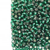 Японский Бисер TOHO Изумруд emerald внутр. серебр. [36] (зеленый)