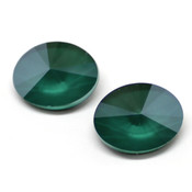 Round Stones Swarovski (Ювелирные кристаллы Сваровски) Oval Rivoli Swarovski Royal Green