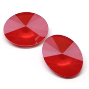Round Stones Swarovski (Ювелирные кристаллы Сваровски) Oval Rivoli Swarovski Royal Red