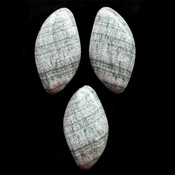 Кабошоны из натуральных камней Скарн комплект кабошонов №1701156