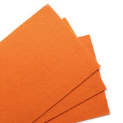 Основа для вышивки Фетр жесткий оранжевый