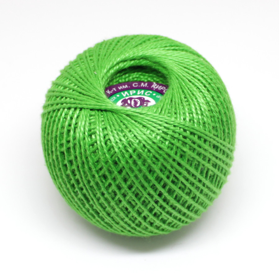 Купить сеть нити. Нитки вязальные Iris. Пряжа Ирис. Салатовые нитки для вязания. Зеленые нитки для вязания.