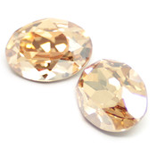 Round Stones Swarovski (Ювелирные кристаллы Сваровски) Овал Сваровски цвет Golden Shadow