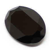 Round Stones Swarovski (Ювелирные кристаллы Сваровски) Овал Сваровски цвет Jet