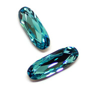 Round Stones Swarovski (Ювелирные кристаллы Сваровски) Long Classical Oval Сваровски цвет Light Turquoise