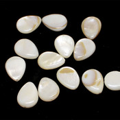 Бусины из натурального камня Перламутр бусины плоские капли