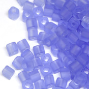 Кубический бисер TOHO (ТОХО) Куб 3мм бледно-синий матовый (13F)