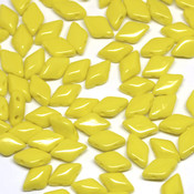  Чешские бусины GemDuo Opaque Yellow