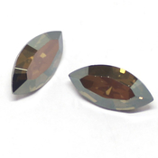 Round Stones Swarovski (Ювелирные кристаллы Сваровски) Navette Сваровски цвет Bronze Shade