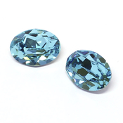Round Stones Swarovski (Ювелирные кристаллы Сваровски) Овал Сваровски цвет Light Turquoise (Бирюза)