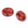 Round Stones Swarovski (Ювелирные кристаллы Сваровски) Овал Сваровски цвет Padparadscha (Падпарадша)