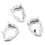 Fancy Stone Swarovski (Капли Сваровски) 4320 Касты для капель 4320 14х10мм сребро