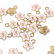 Подвески Подвеска цветочек розовый ПД-03