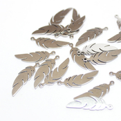 Подвески Подвеска перо никель ПД-08