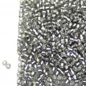 Японский Бисер TOHO Черный бриллиант с сереб. серединкой [29]